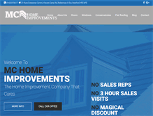 Tablet Screenshot of mchomeimprovements.com